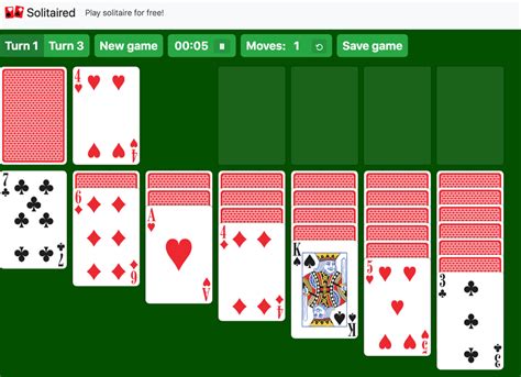 klondike solitaire turn one